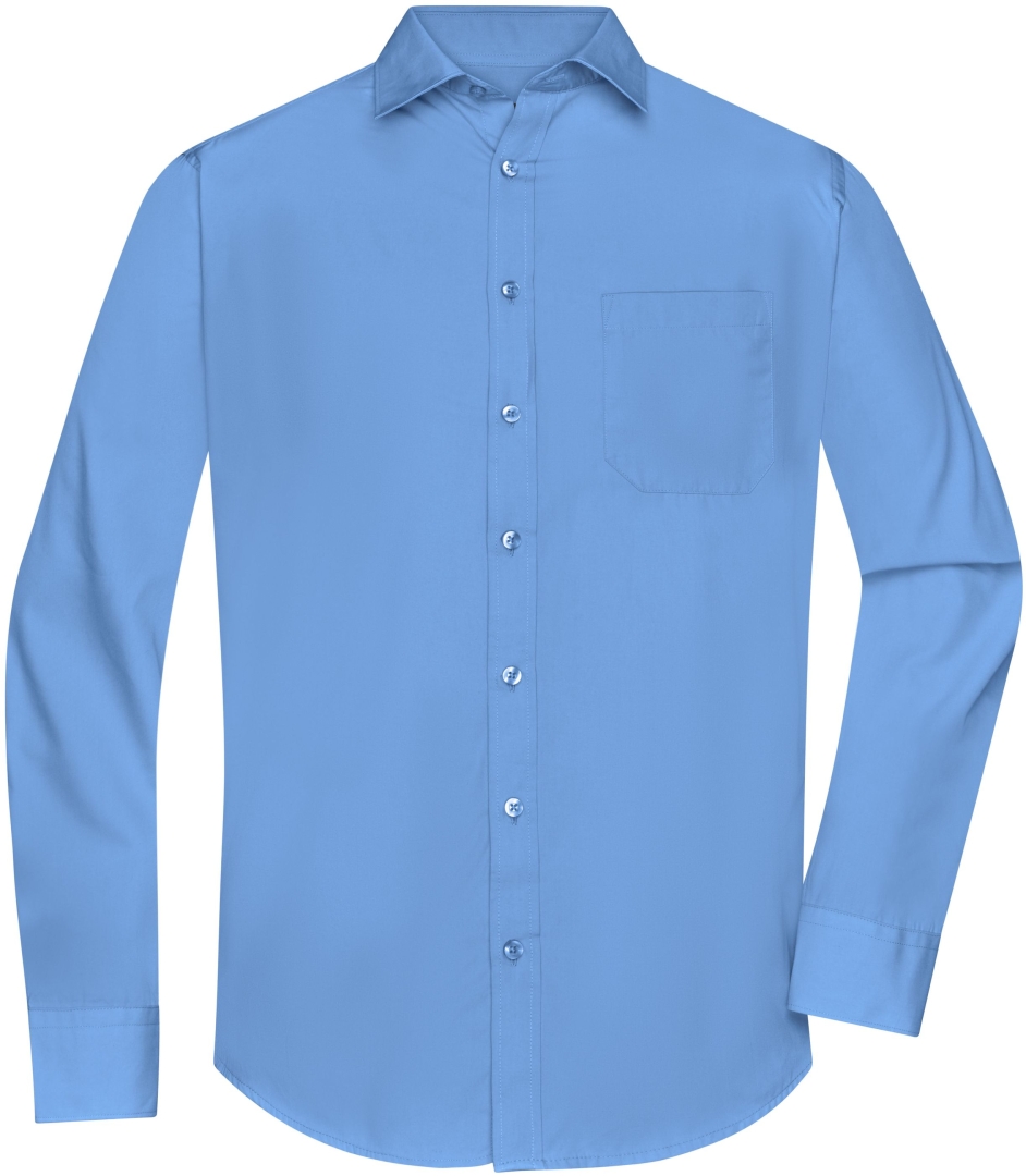 Košile Poplin pánská JN678 Aqua