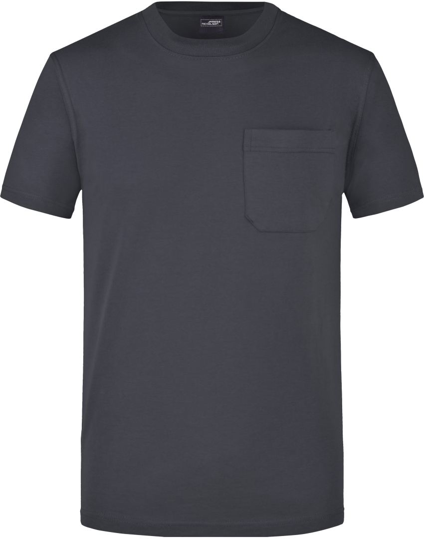 Tričko s kapsou Pocket pánské JN920 Black